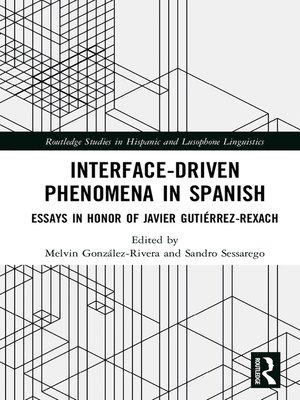 cover image of Interface-Driven Phenomena in Spanish